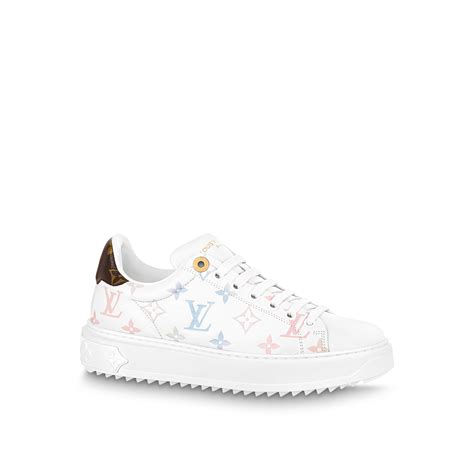 louis vuitton time out sneaker damen|louis vuitton calfskin sneakers.